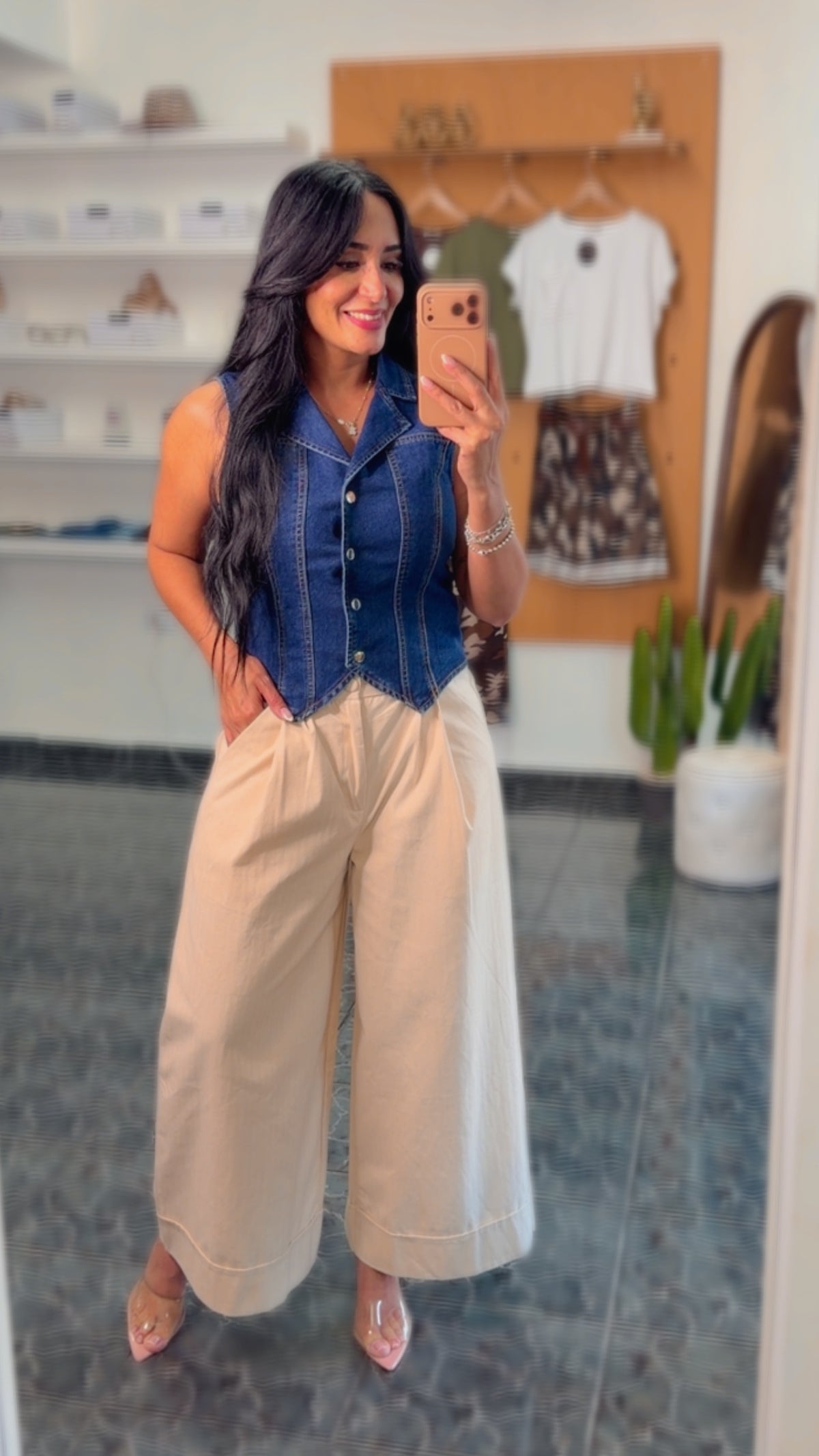 Denim Strechy Vest