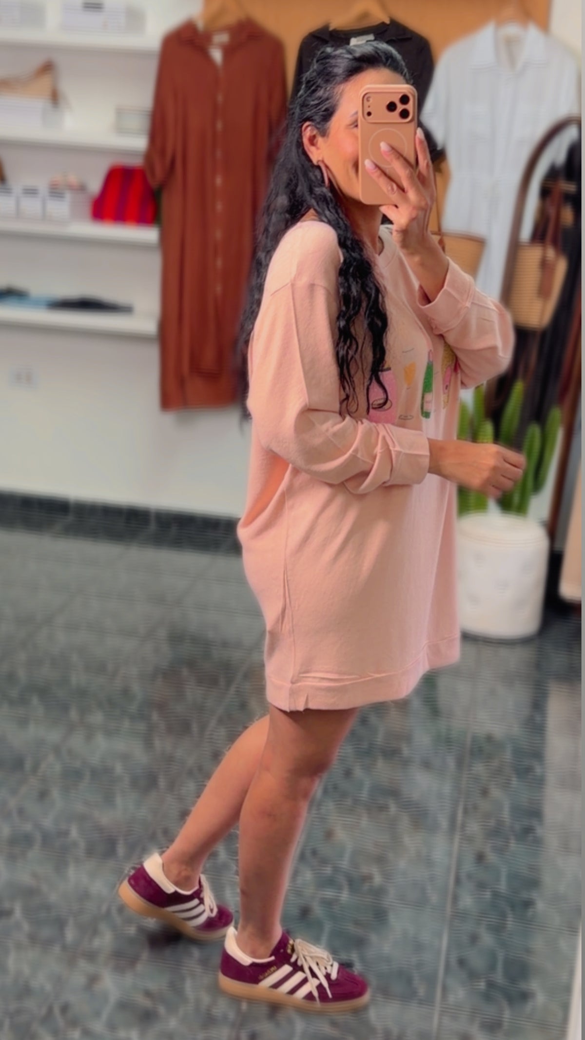 Champagne Sweater Dress