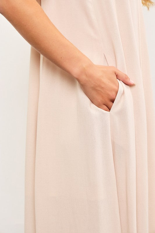 Natural Flowy Cami Dress