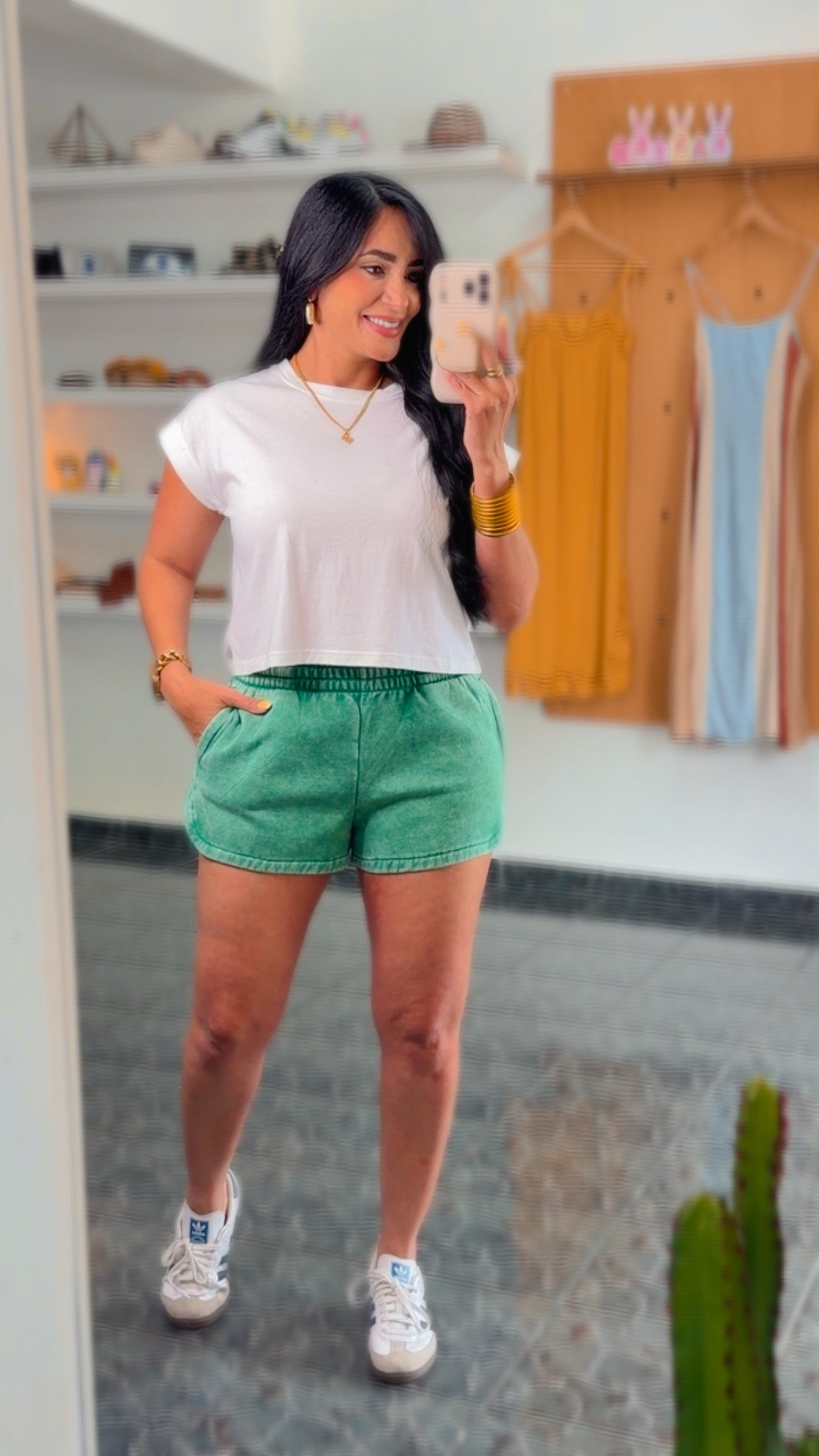 Restock GREEN Sweatpants Shorts