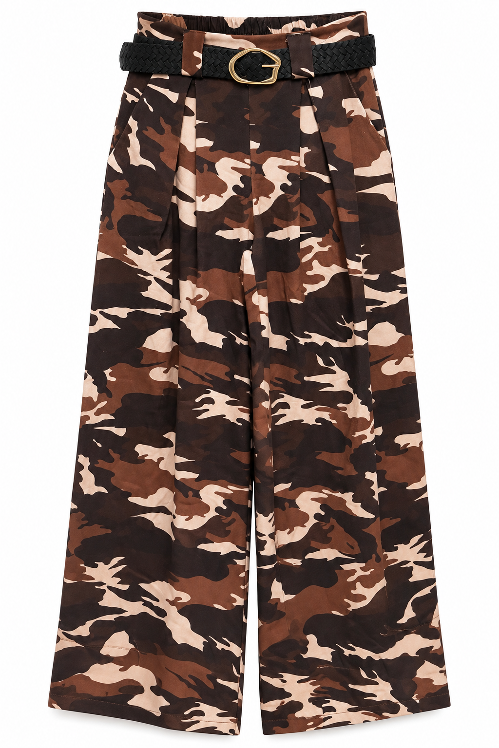 Italy Camo Wide Leg Pants