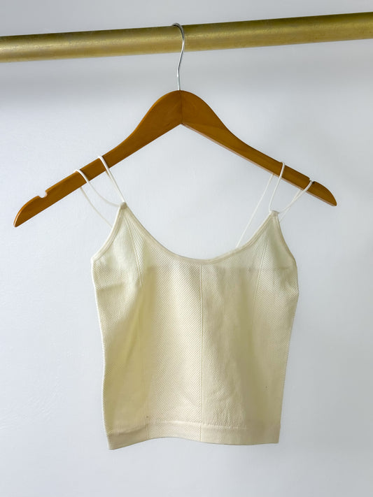 Ivory Soft Stretchy Tank Tops